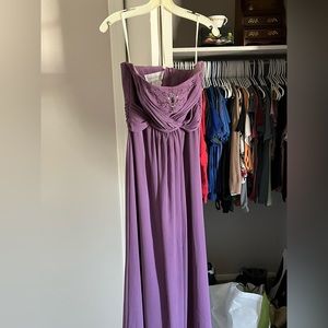 Plum David’s Bridal Prom or Bridesmaid’s Dress